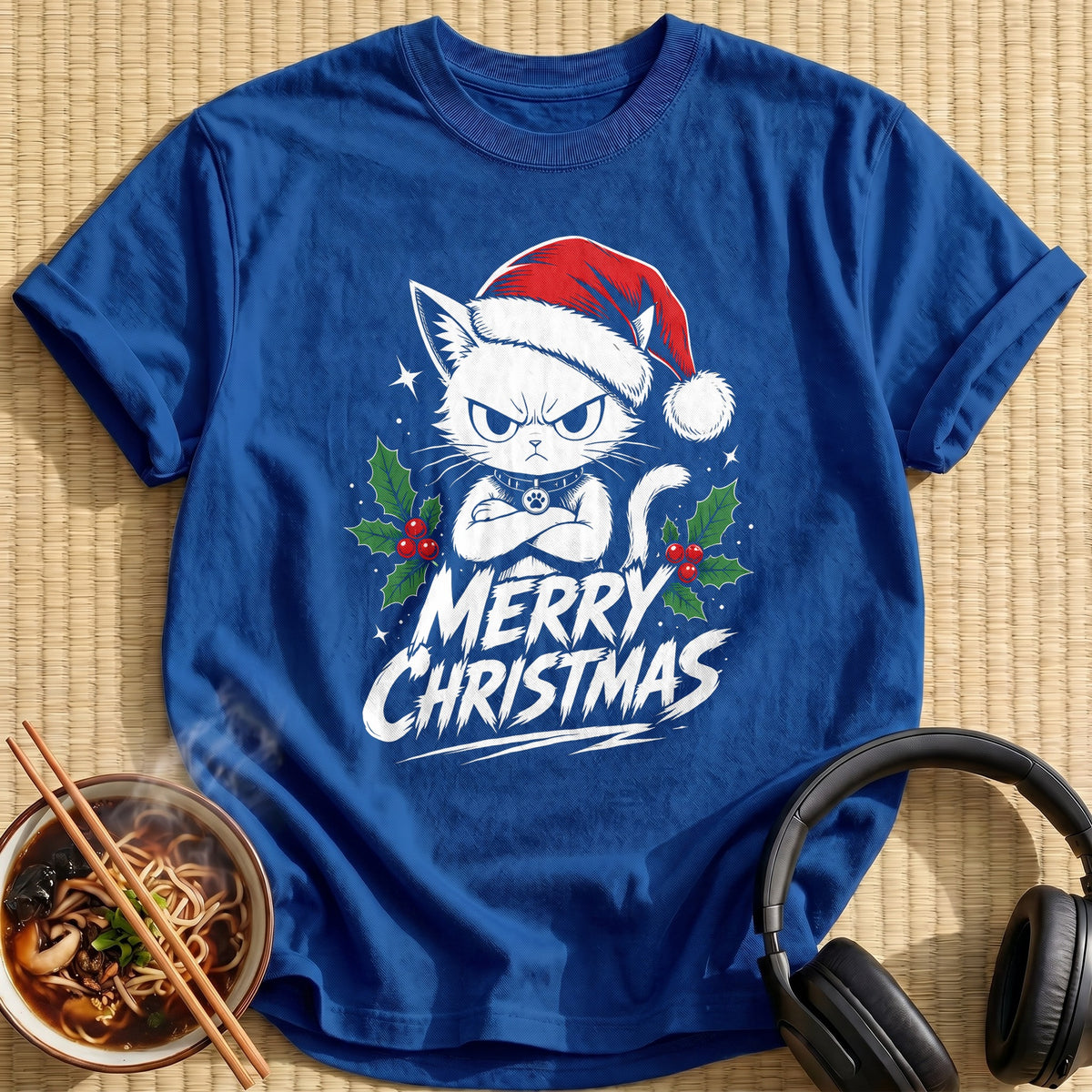 Angry Kitty Merry Christmas 93 - Royal