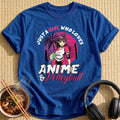 Anime Volleyball Girl Sunset Retro Style - Royal