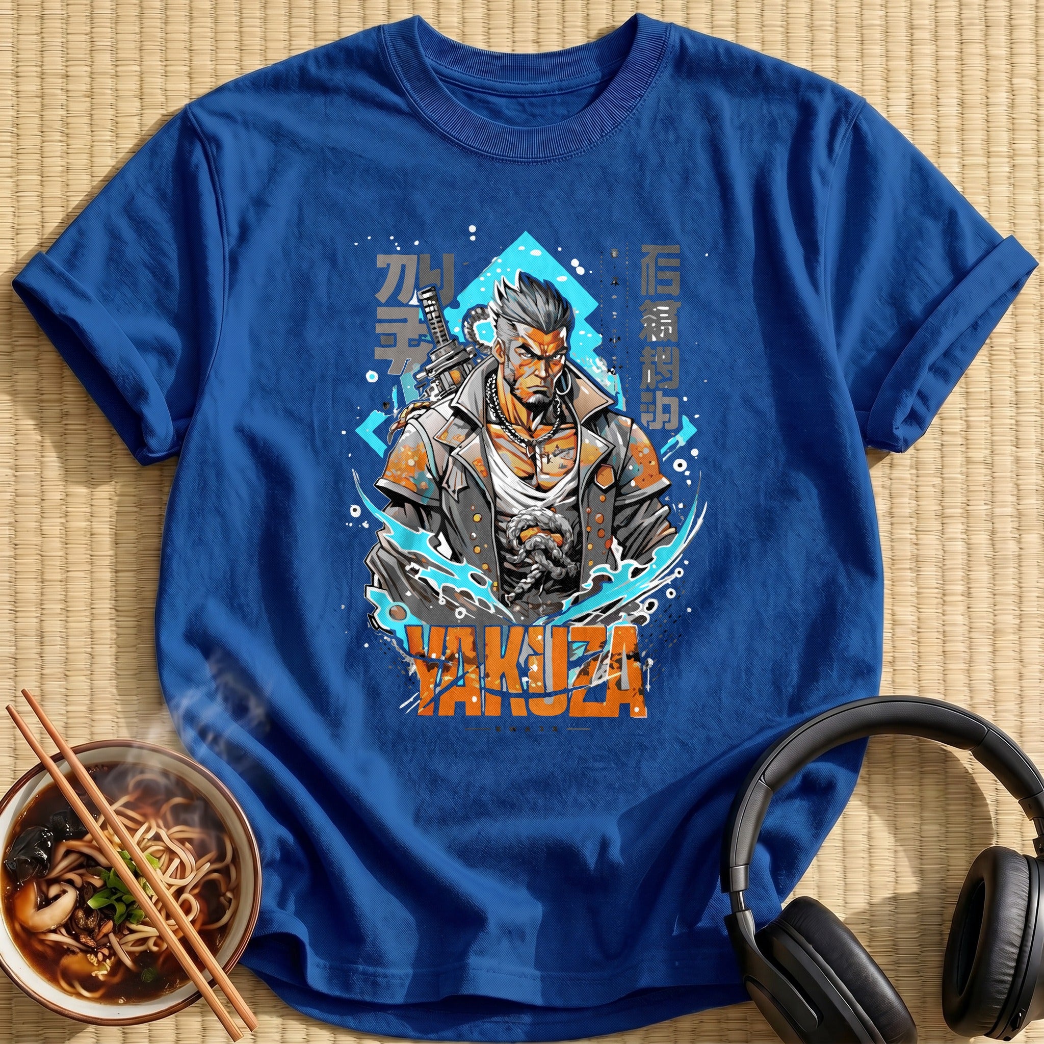 Armed Yakuza Gangster Warrior Portrait - Royal