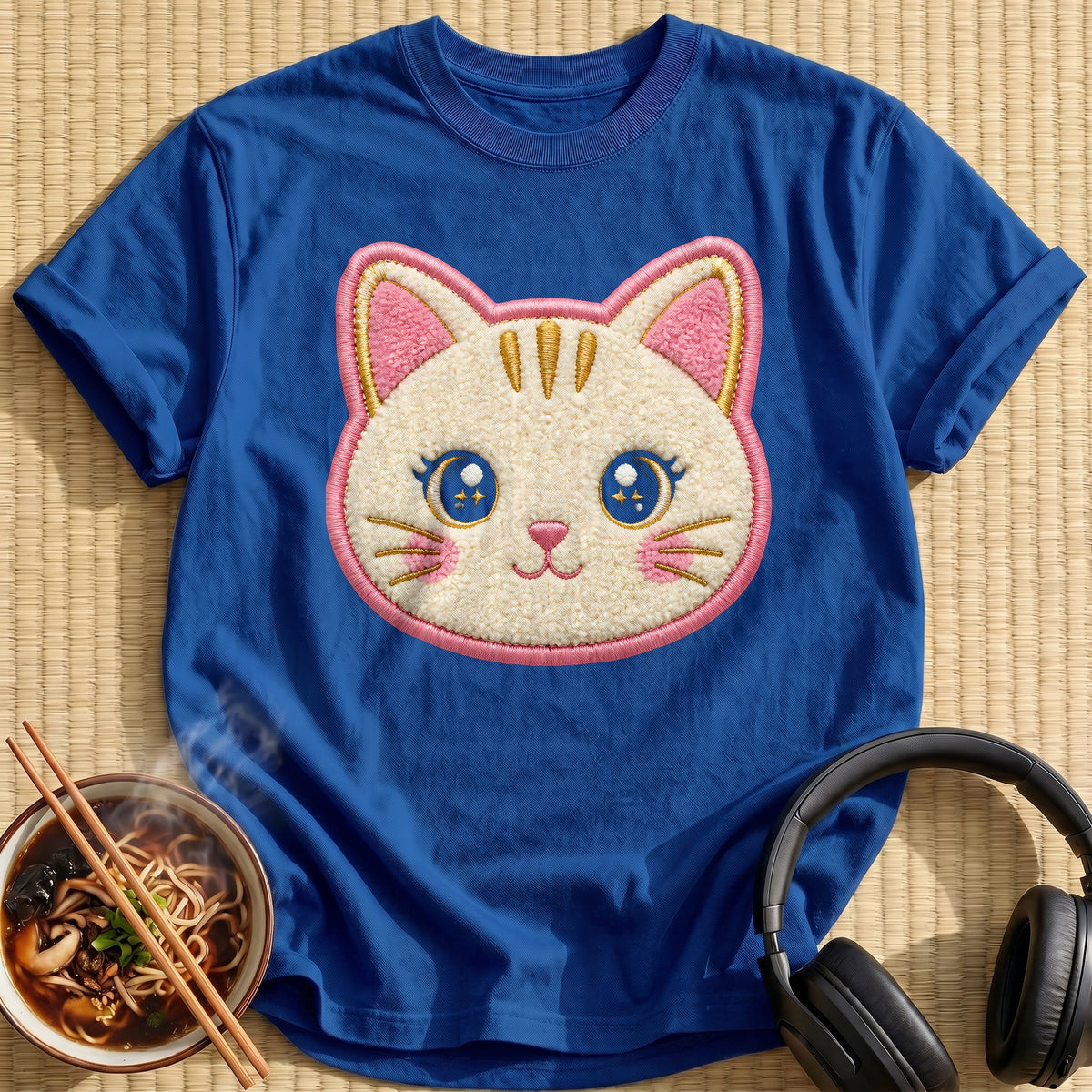 Embroidered Cat 19 - Royal