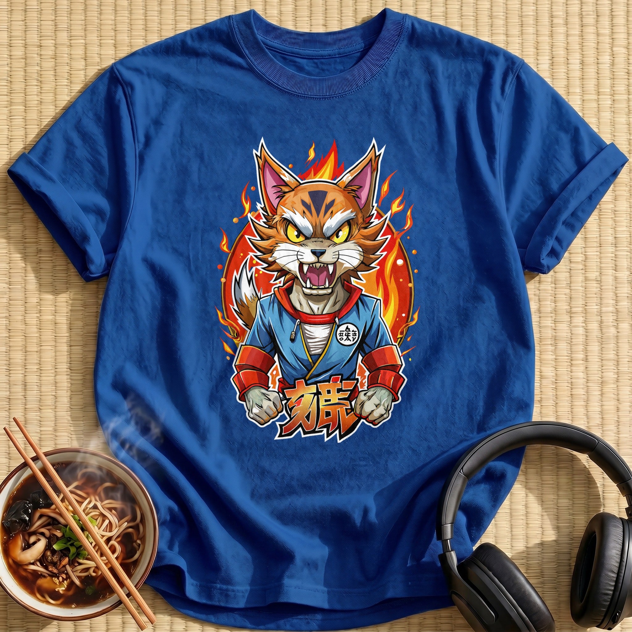 Fierce Fiery Tiger Fighter Mascot - Royal
