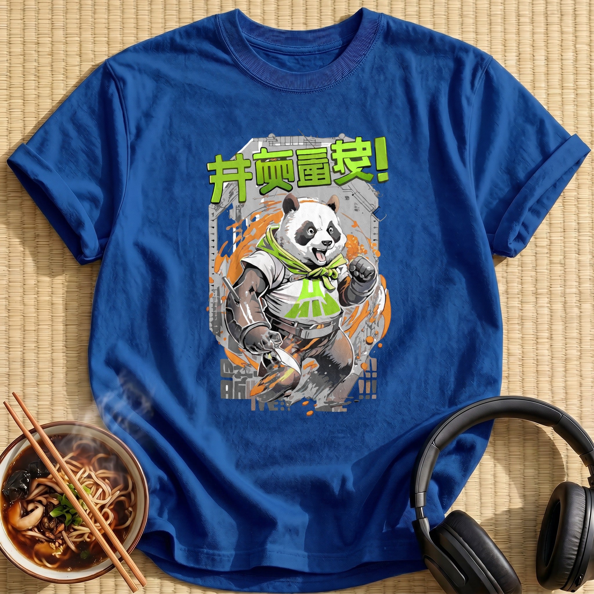 Fighting Panda Green Splash Action - Royal
