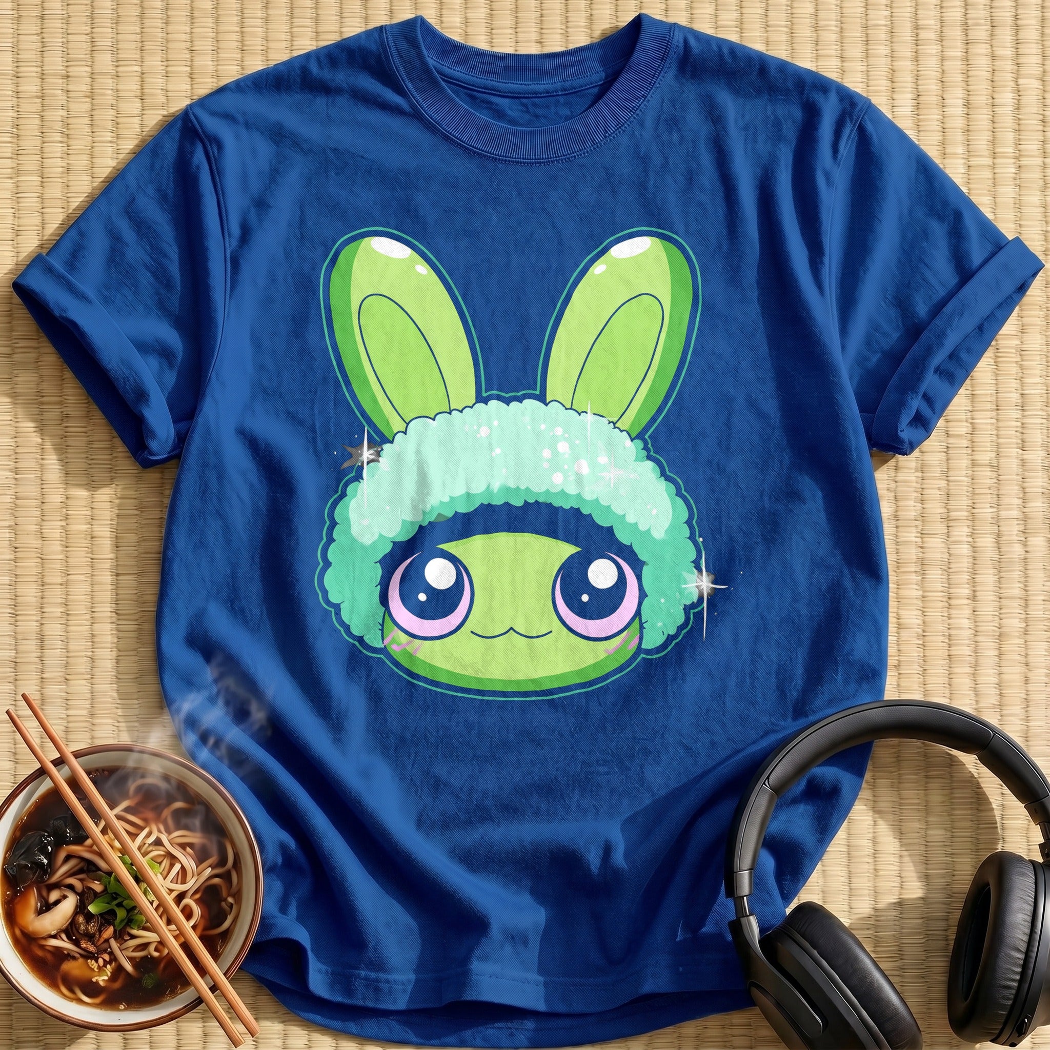Frog Mint Bunny Hood