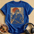 Grey Wolf Samurai Crossed Swords