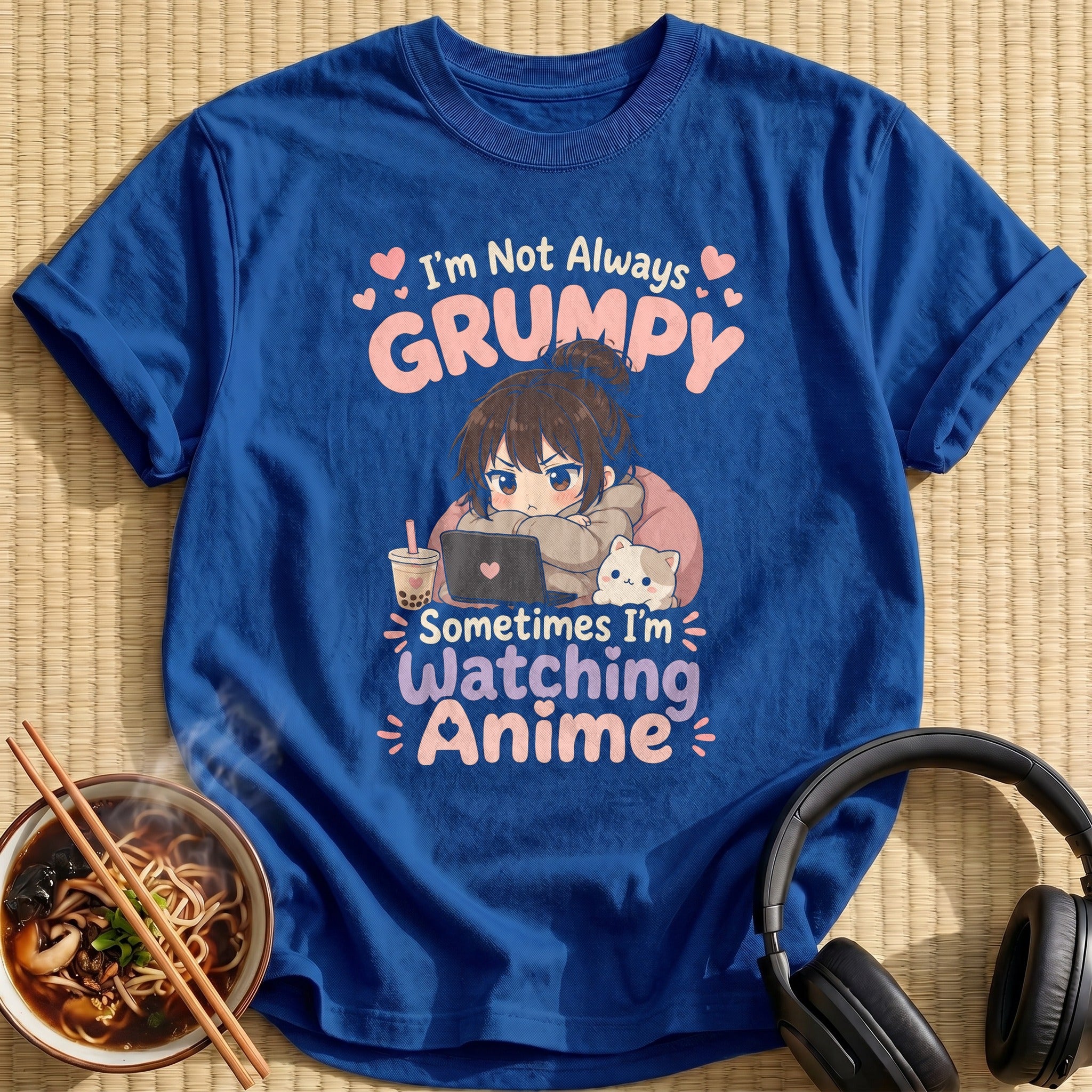 I'm Not Always Grumpy Sometimes I'm Watching Anime