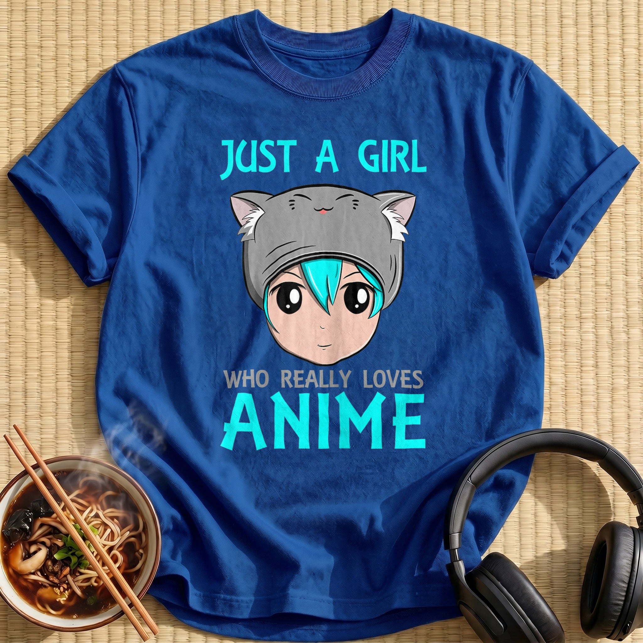 Just A Girl Loves Anime Kitty - Royal
