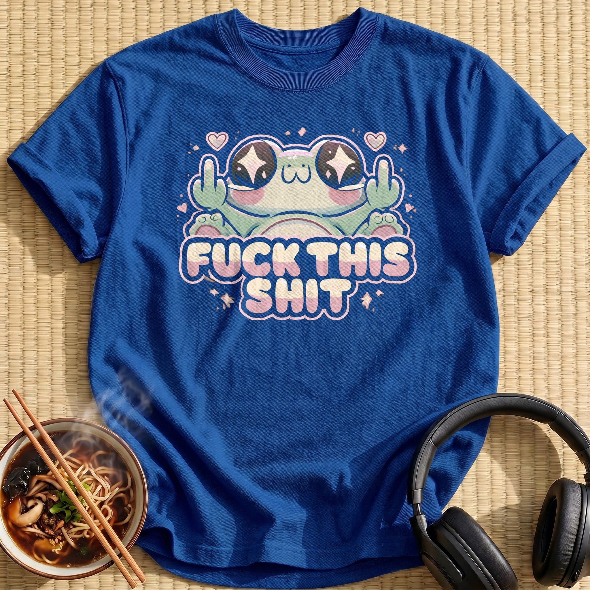 Kawaii Chibi Frog Fuck This Shit