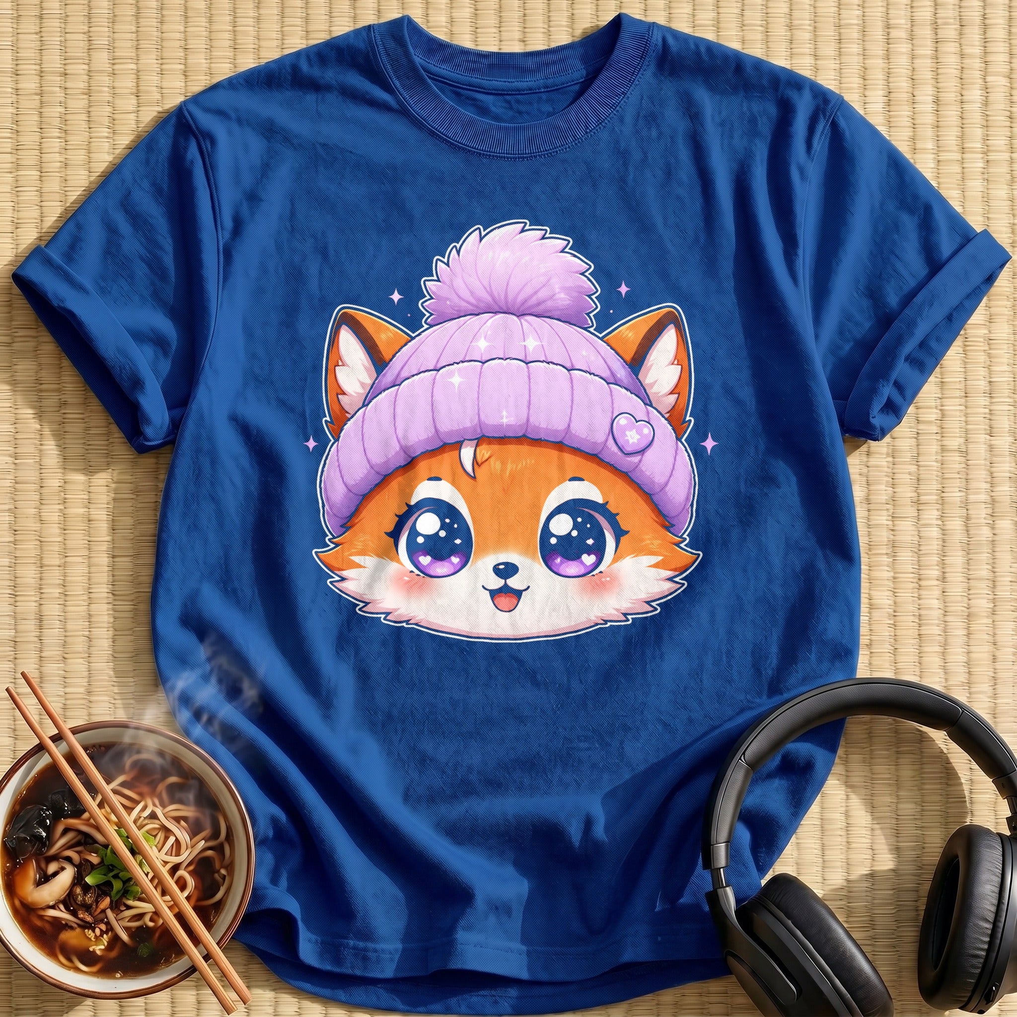 Kawaii Fox (Lilac Hat)