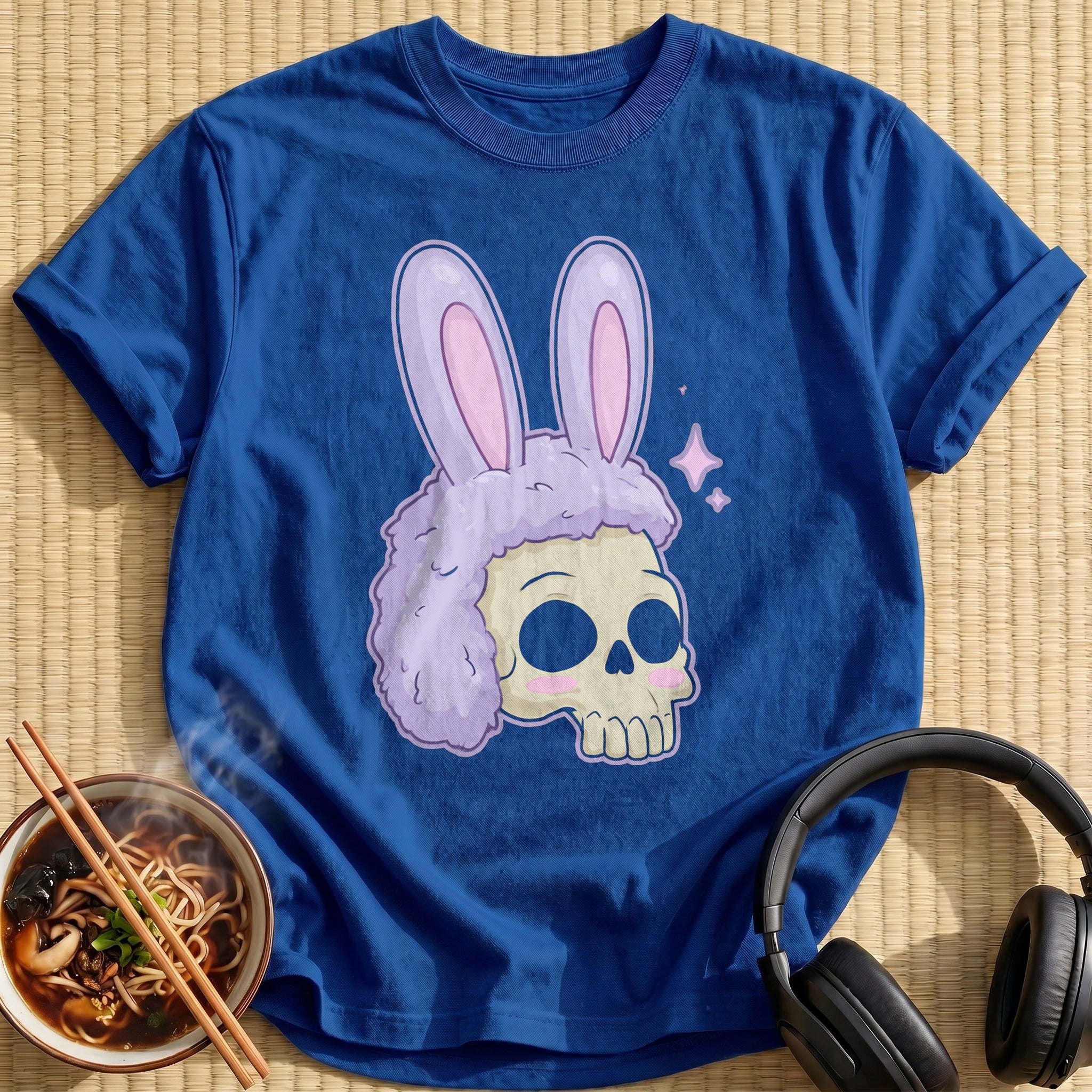 Lilac Bunny Ears Skull