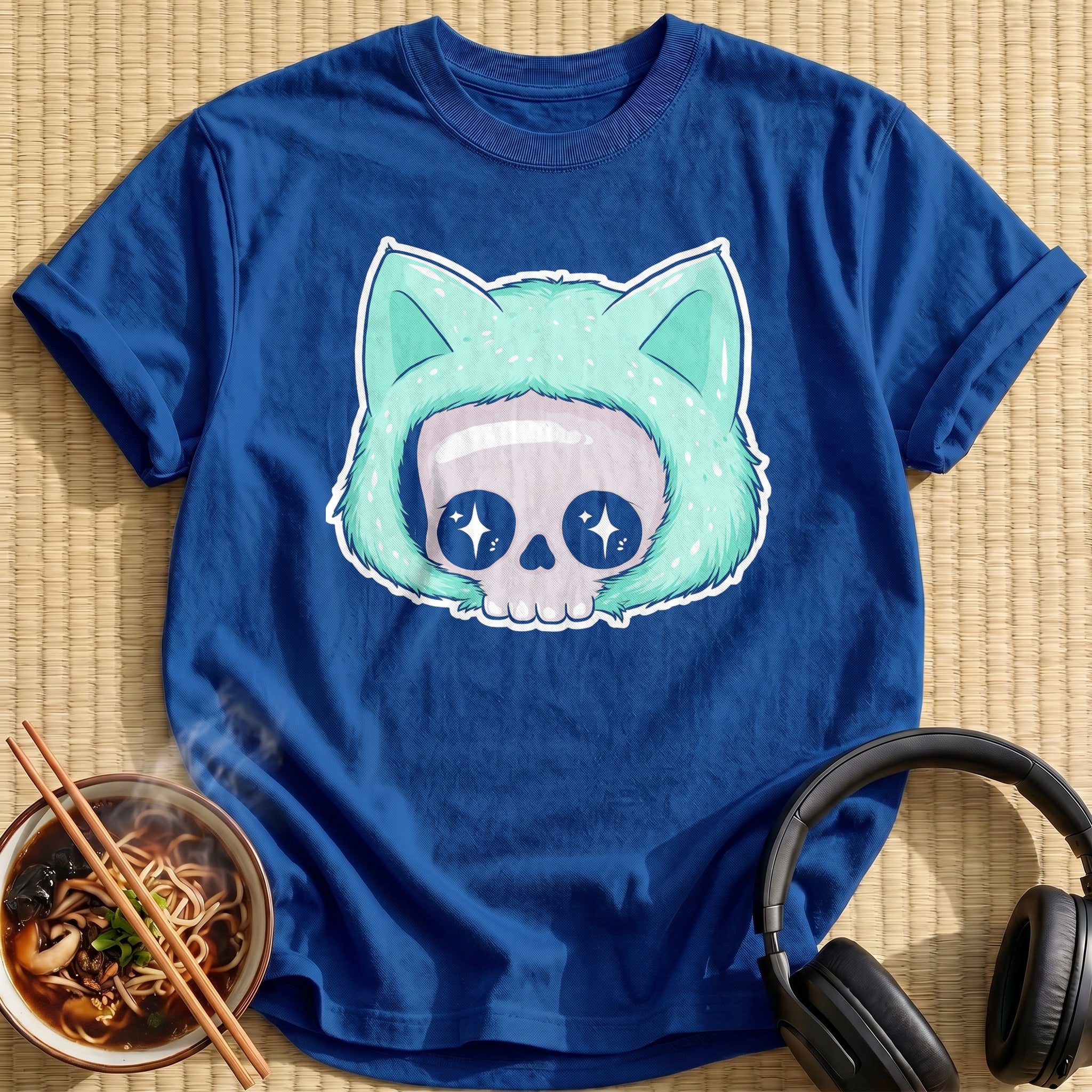 Mint Cat Hood Skull
