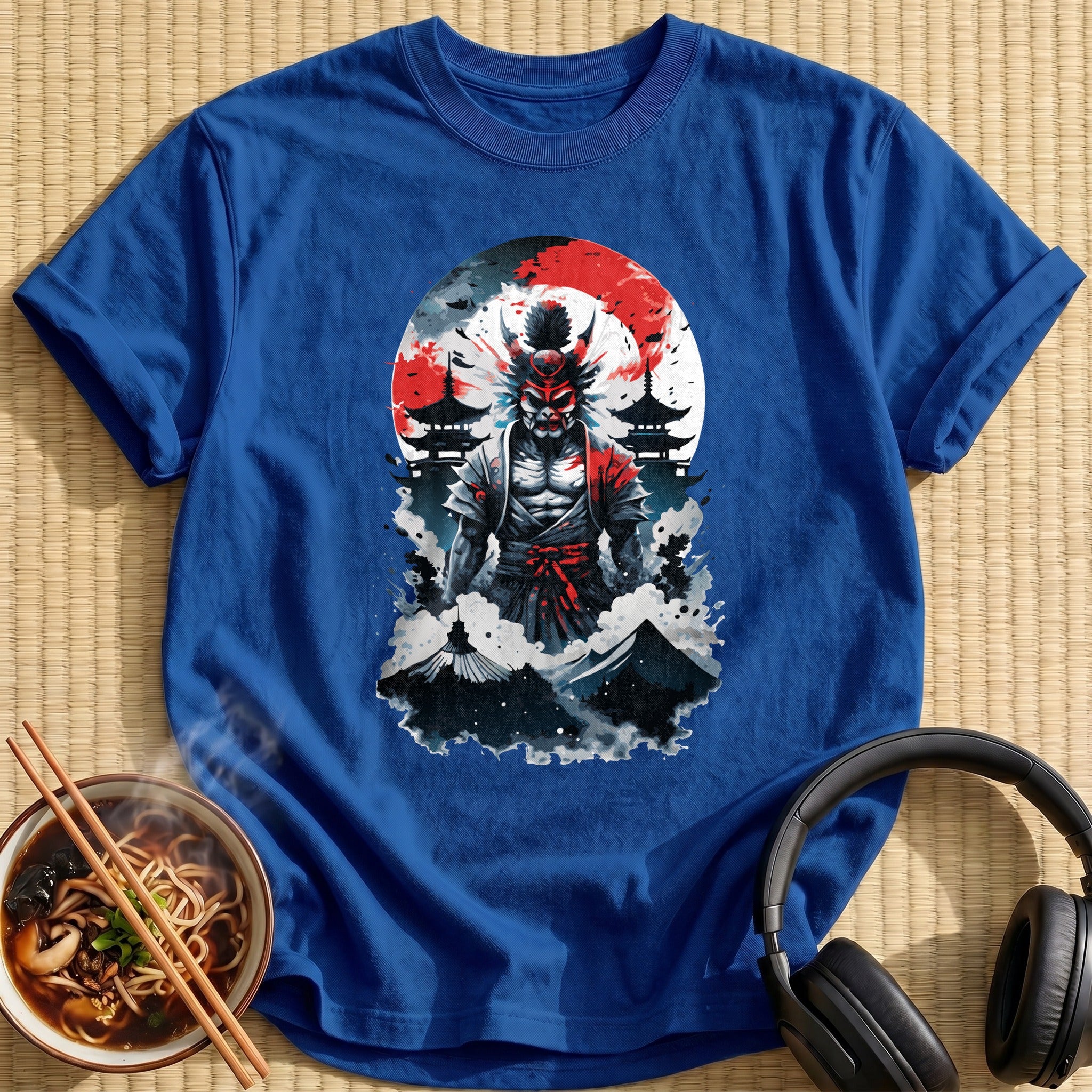 Oni Demon Samurai Red Moon - Royal