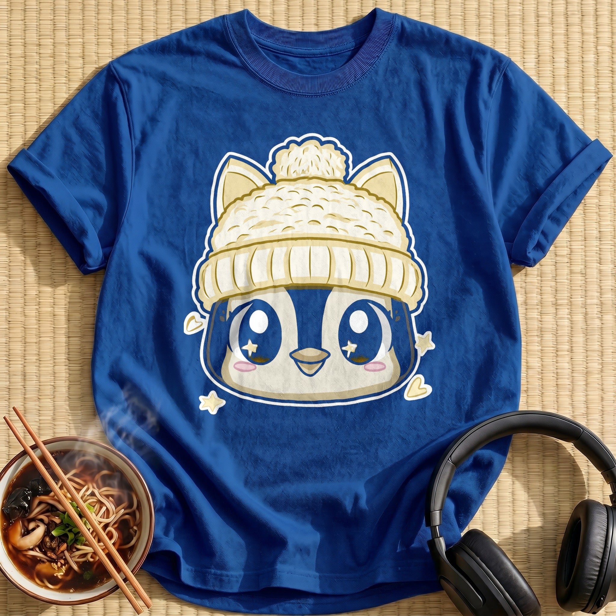 Penguin Cream Beanie