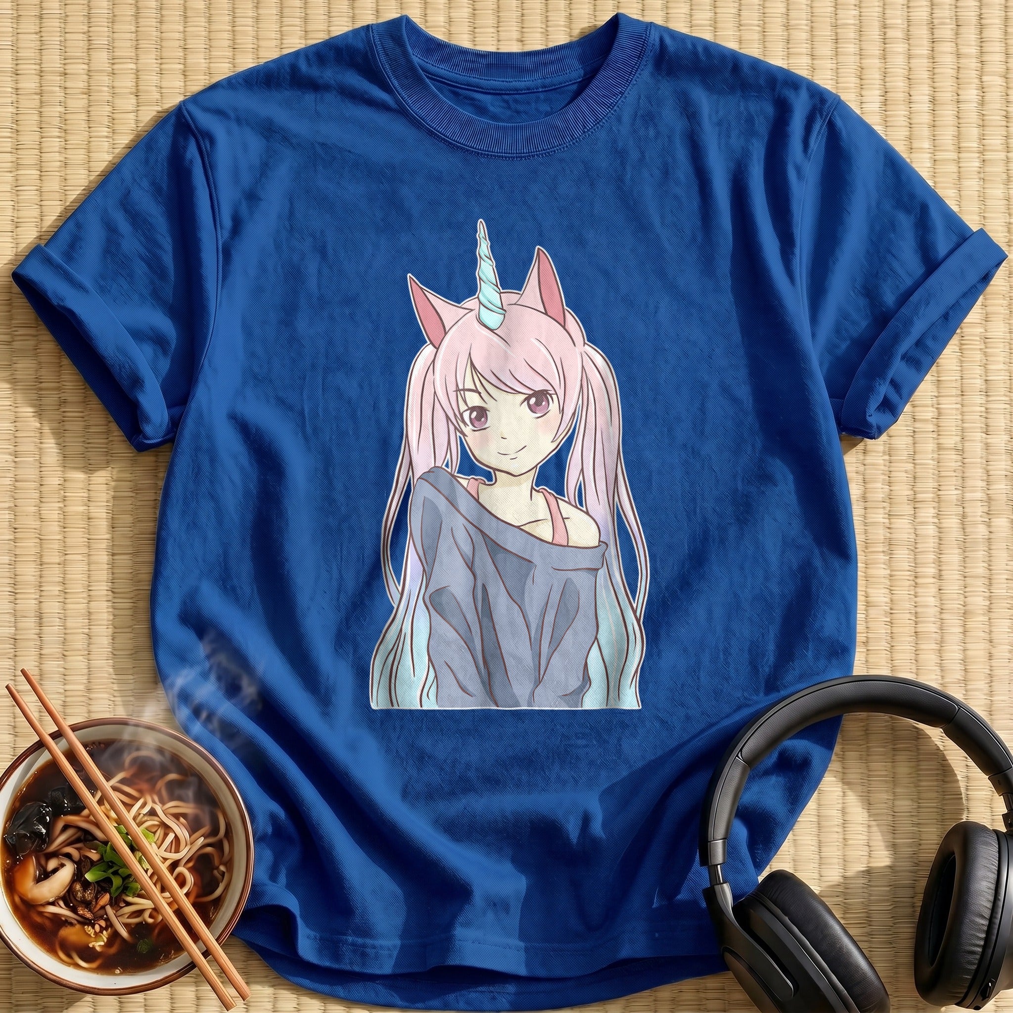 Pink Unicorn Horn Anime Girl - Royal