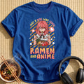 Red Haired Girl Eating Ramen Noodles - Royal