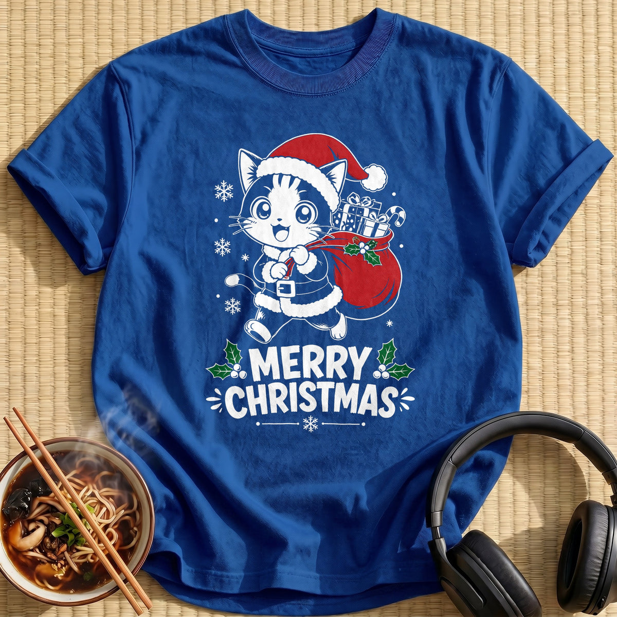 Santa Cat Merry Christmas 11 - Royal
