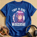 Sleepy Purple Haired Anime Girl Blossoms - Royal