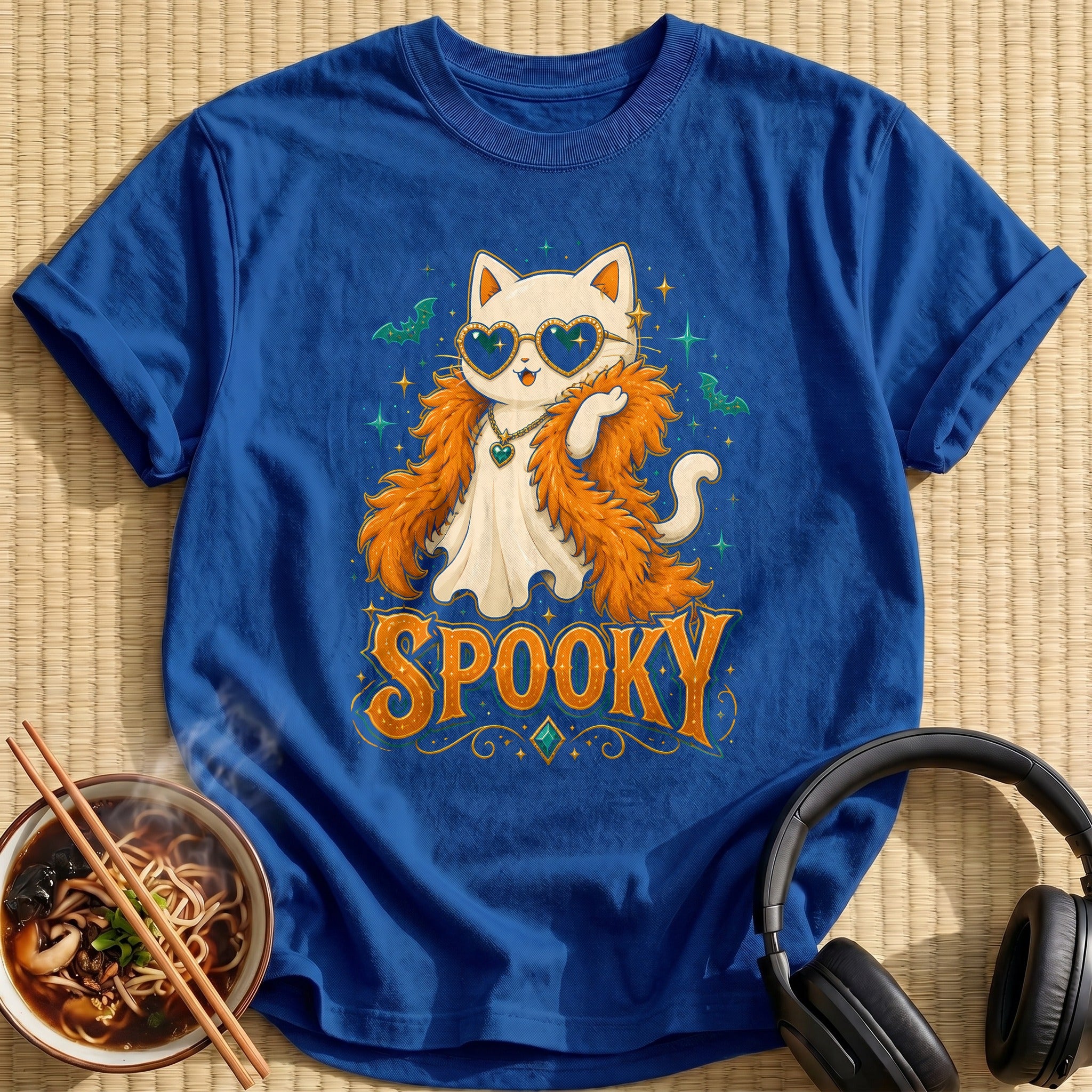 Spooky Glam Cat - Royal