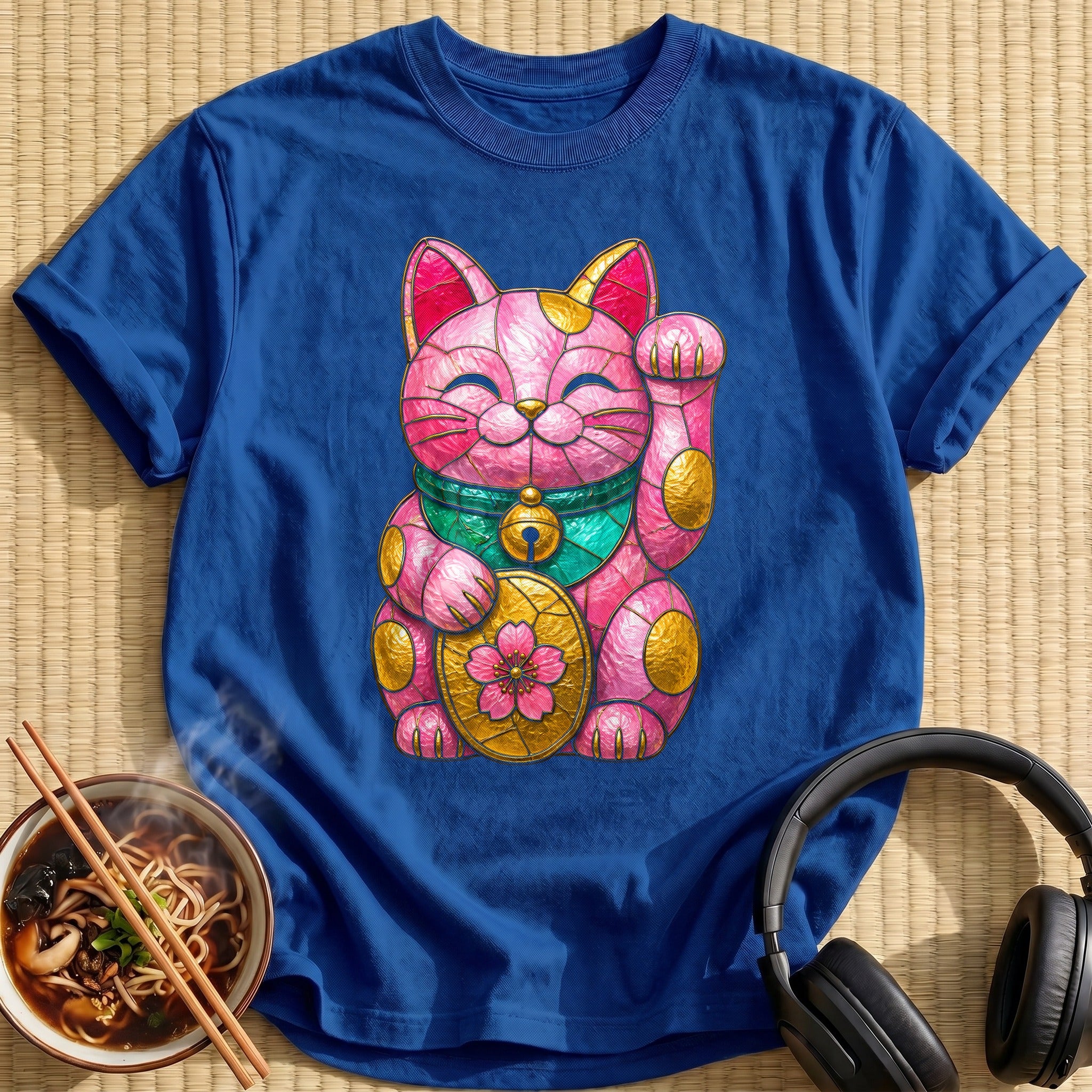 Stained Glass Maneki 69 - Royal