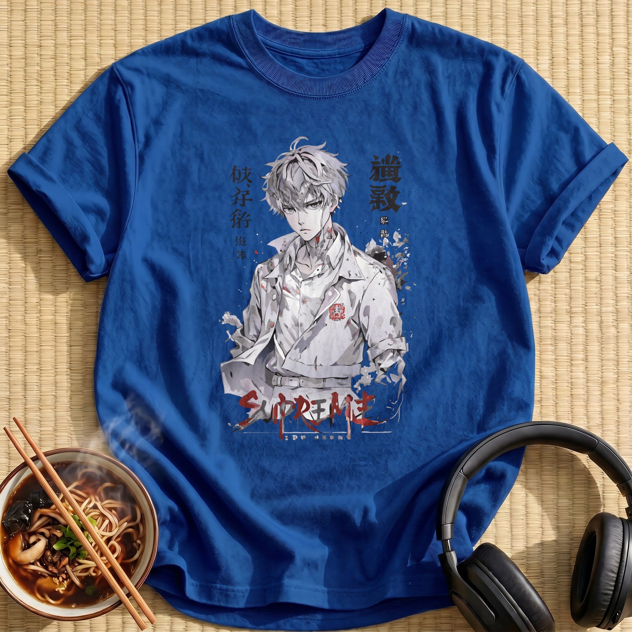 Supreme White Haired Anime Boy - Royal