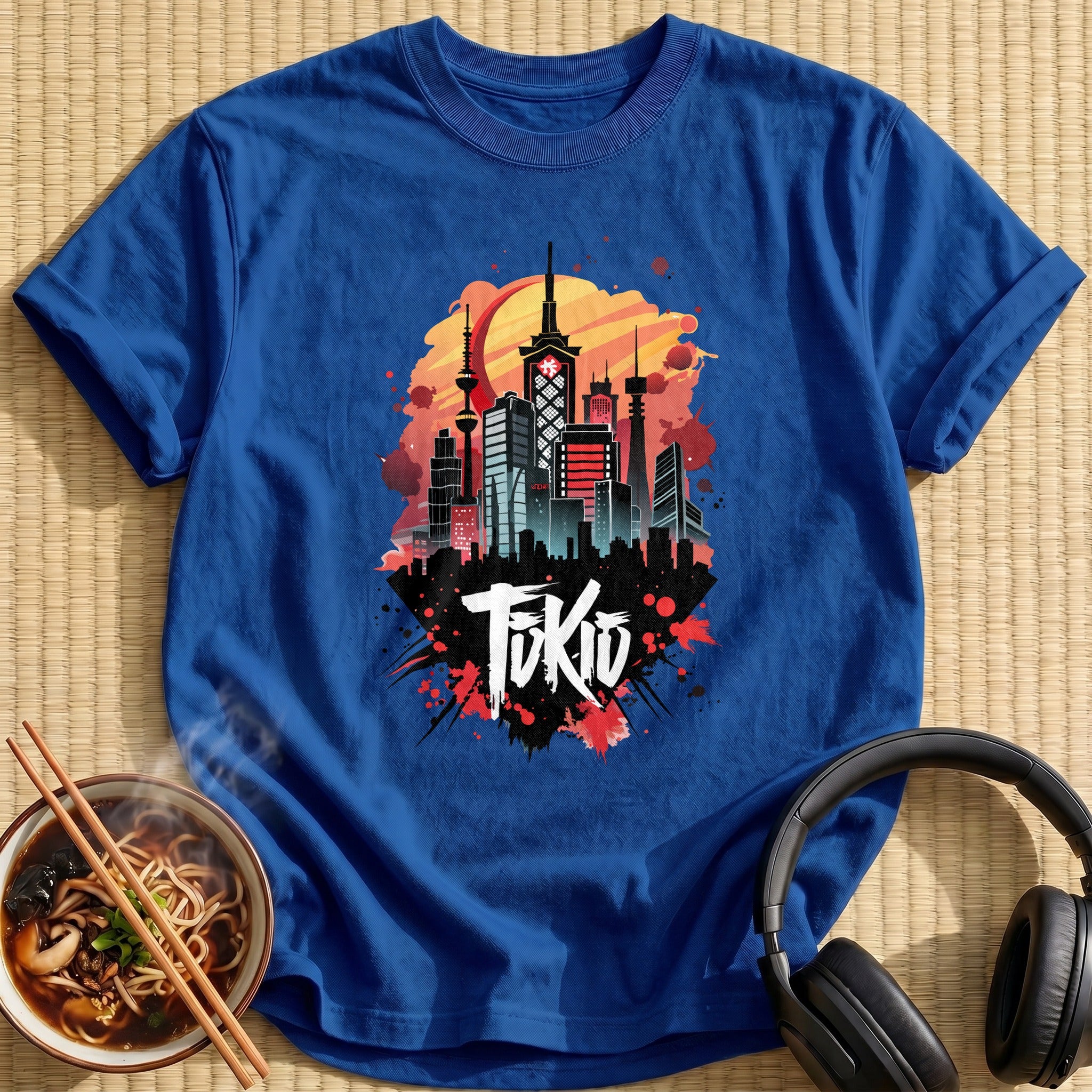 Tokio Sunset City Skyline Skyscrapers - Royal