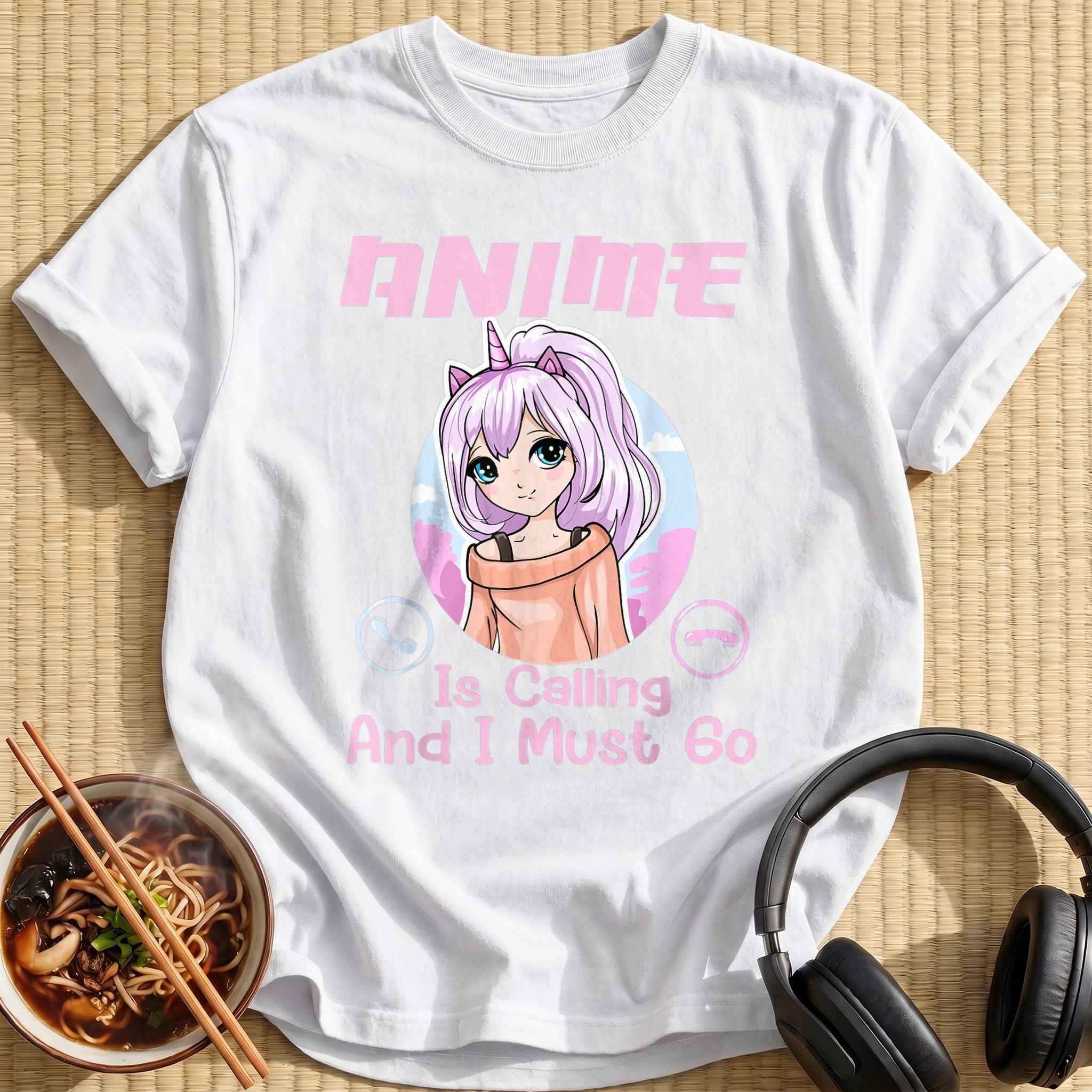 Anime Is Calling Unicorn Girl - White