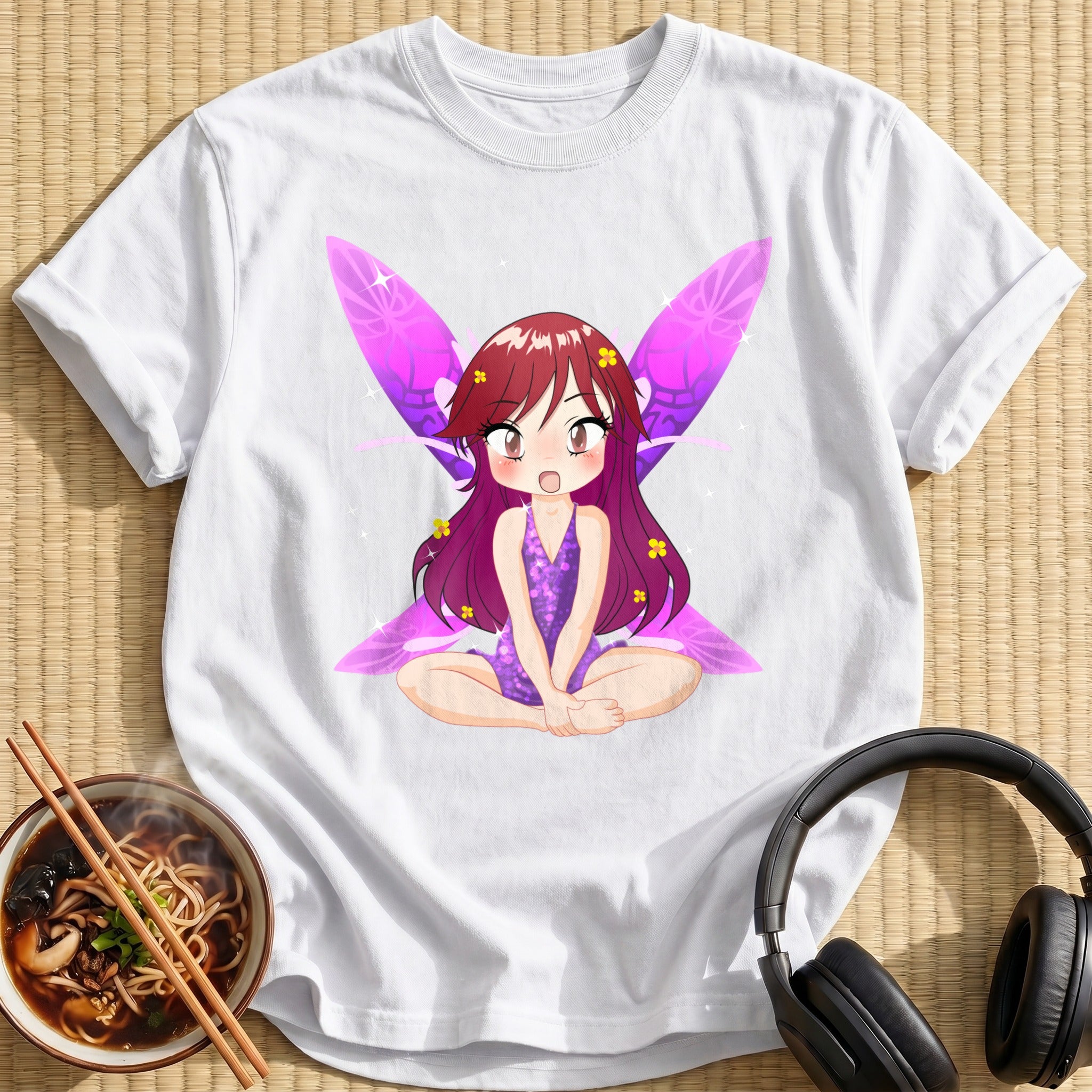 Cute Chibi Magical Fairy Girl - White