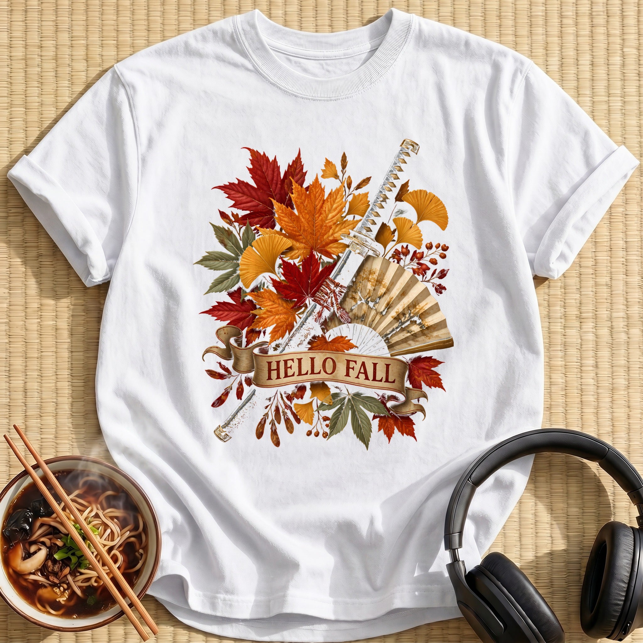 Hello Fall Katana - White