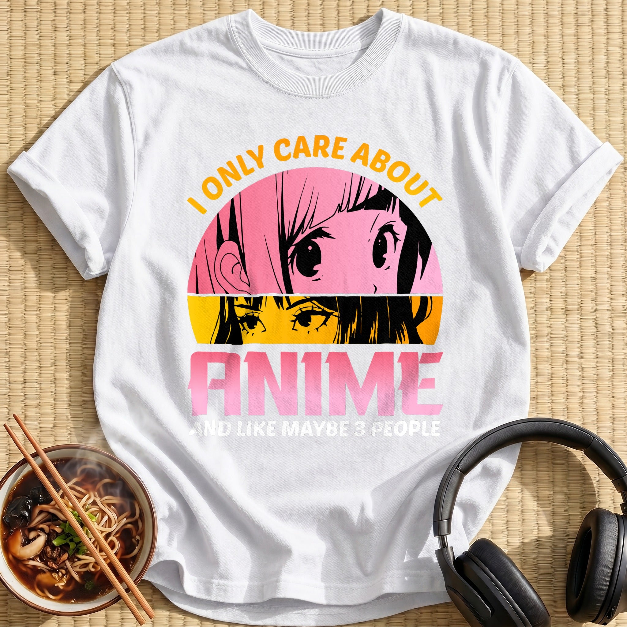 I Only Care About Anime Eyes - White