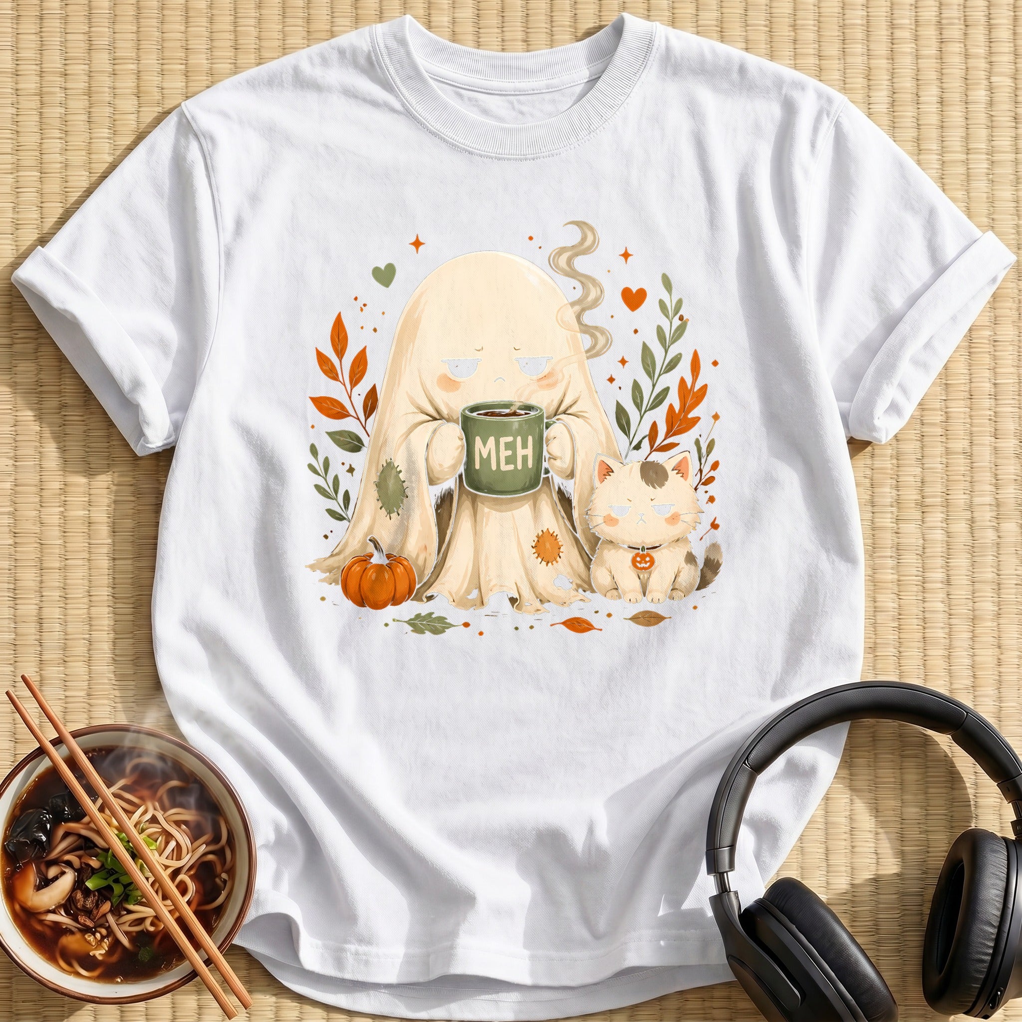 Meh Ghost - White
