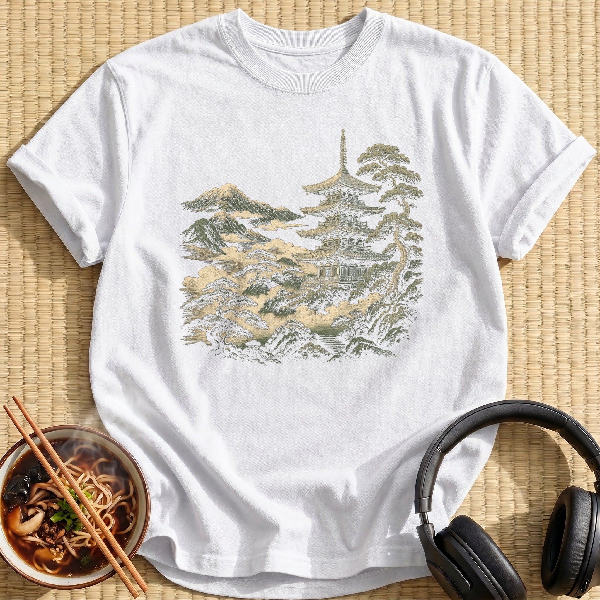 Misty Mountain Pagoda Pine Trees