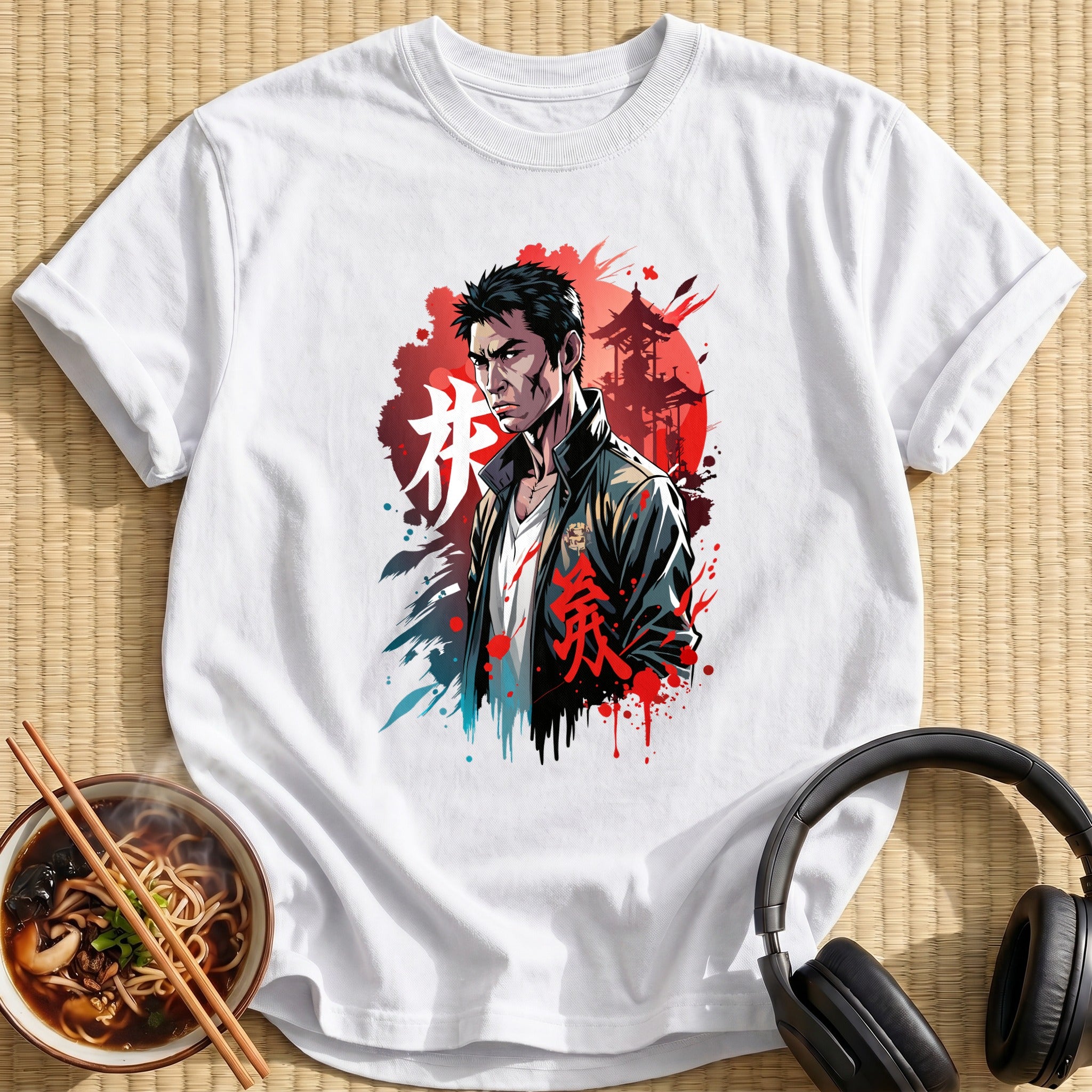 Red Sun Tough Anime Fighter - White