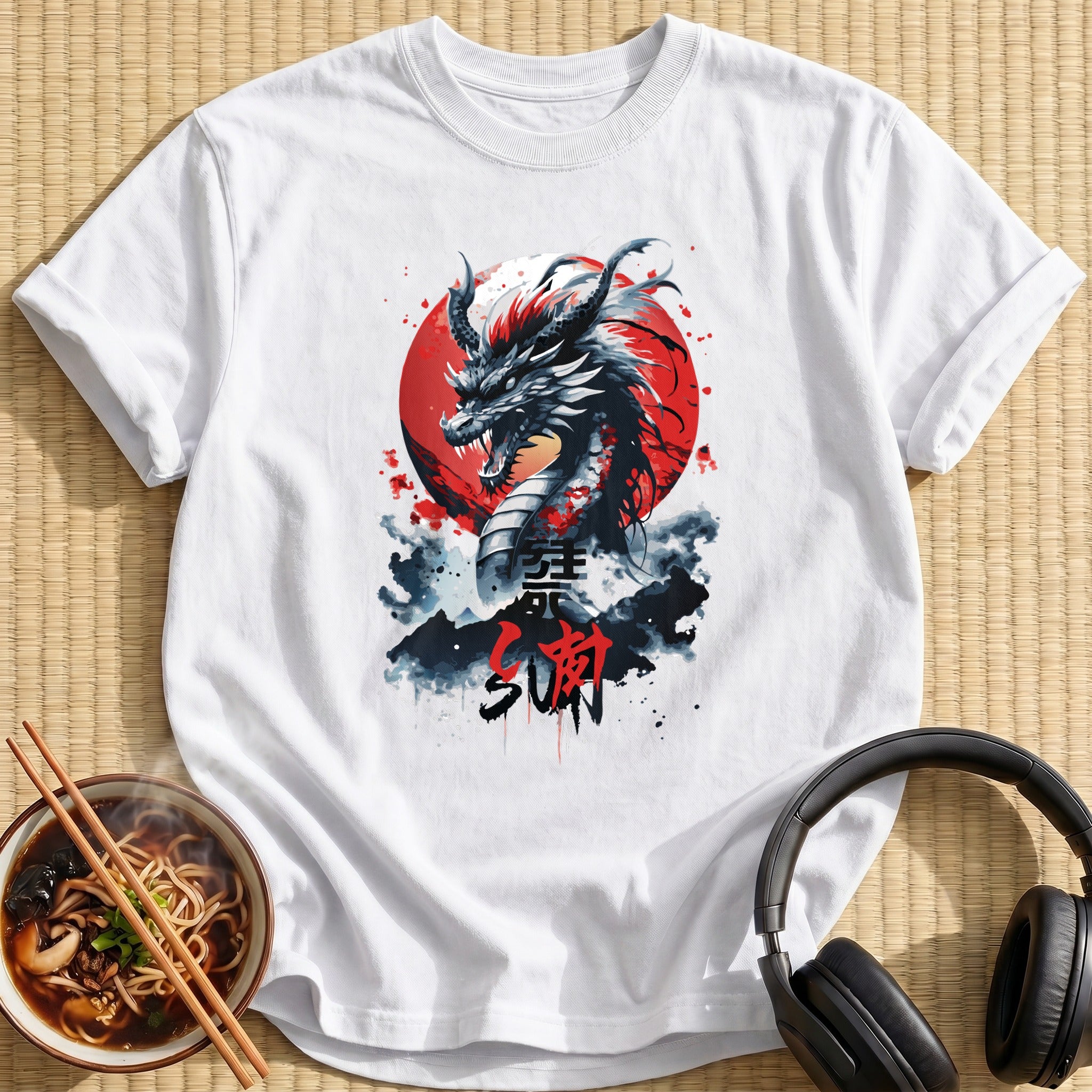 Silver Dragon Red Sun Smoke - White