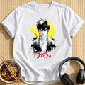 Stern Samurai Man Yellow Sun - White