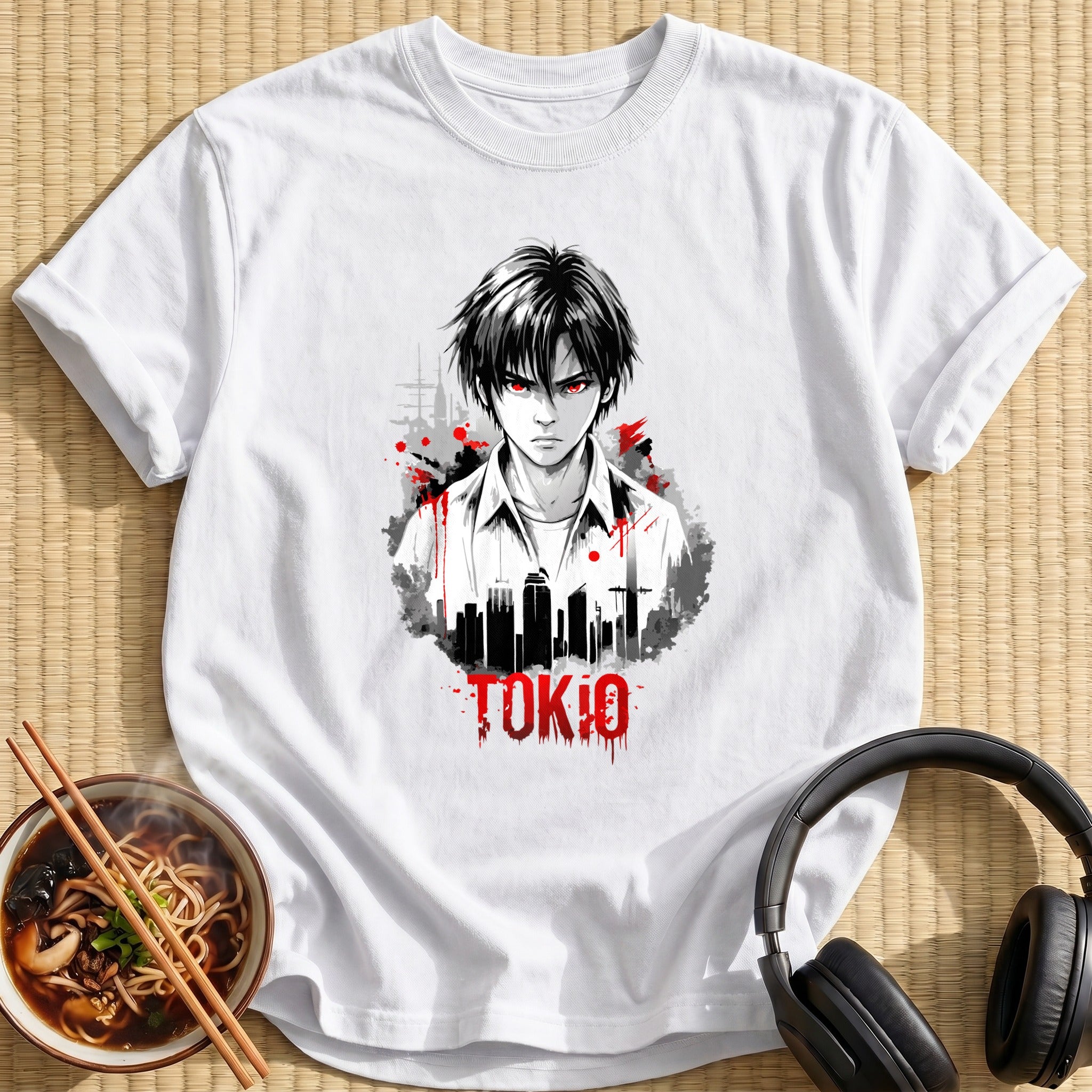 Tokio Red Eyed City Youth - White