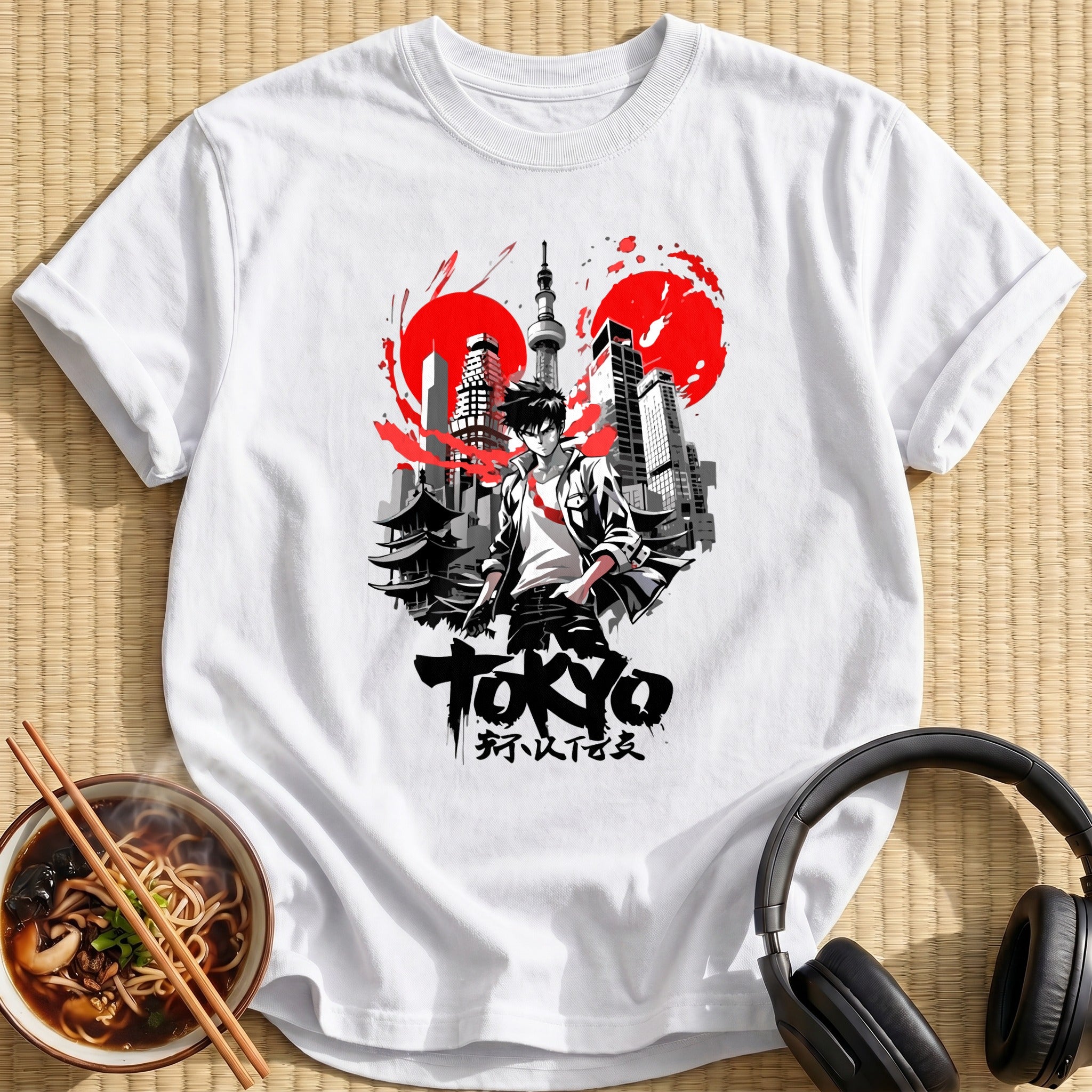 Tokyo Anime Hero Red Suns - White