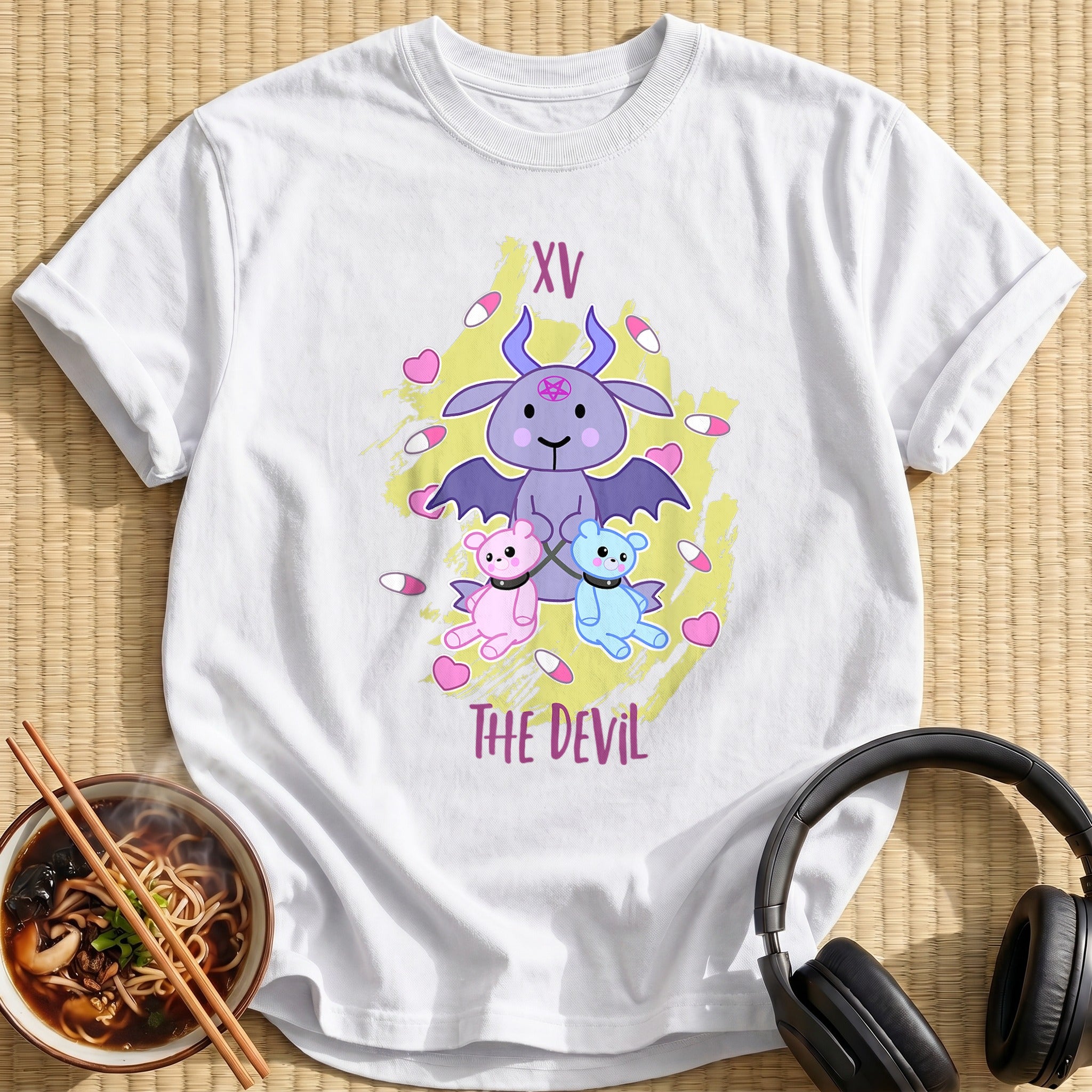 Yami Kawaii Devil Bat Tarot - White